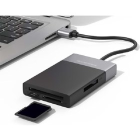 Resim DP Çoklu XQD Kart Okuyucu 6in1 Fonksiyonlu 3.0 x 2 USB Girişi XQD TF CF SD Card Reader 