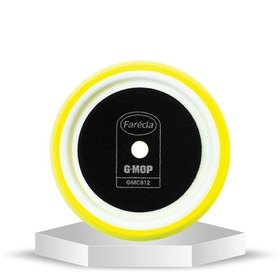 Resim Farecla G-Mop GMC 812 Sarı Cırtlı Polisaj Pasta Süngeri 8'' 200mm 