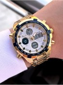 Resim Joefox Çelik Kordon Dijital Ve Analog 2 Yıl Garantili 3 Atm Suya Dayanıklı Erkek Kol Saati JOE.CL08 