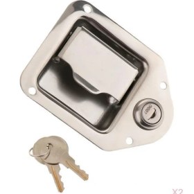 Resim Comely 2 Set Rv Fragman Kapı Paneli Kilit Kamyon Bağlantıcıları Mühendislik Araç Kutusu Kilidi (Yurt Dışından) 