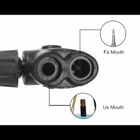 Resim Skygo Yüksek Basınçlı Alüminyum Gümüş Renk Top Bisiklet Taşınabilir Hava Ayak Pompası 