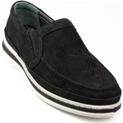 Resim Babalı 5006 Restfull Siyah Nubuk Deri Marin Günlük Erkek Ayakkabı Siyah 