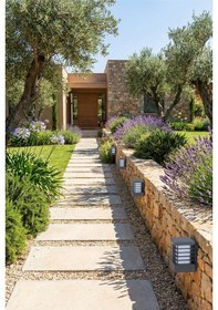 Resim Ba 186/761 Metal Gövde Pleksi Camlı Dekoratif Aplik 22x30 Cm Beyaz 