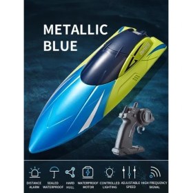 Resim Zigver 2.4g Rc Tekne S4 15 Km/h Çift Motorlu Su Geçirmez Yüksek Hızlı Tekne Yaz Outdoore Su Uzaktan Kumanda Gemi Oyuncaklar Erkek Kız Için Hediye 