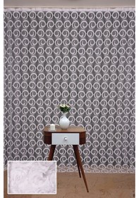 Resim Vakko Model Beyaz Renk İp Perde Hazır Düğmeleri Dikilmiş İp Perde 300 270 Cm Beyaz 