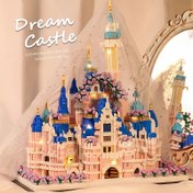 Resim 2600 adet Kule Yapı Blokları Oyuncak, Mini Tuğlalar, 2.5mm Mini Yapı Blokları, Karışık Renkler, ABS Malzeme, Saray Kule İnşaat Seti ile Noel/Şükran Hediyesi 