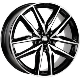 Resim CMS-1130-02 7.5x19"-5x112 ET50 57.1 Diamond Black Gloss Jant (4 Adet) 