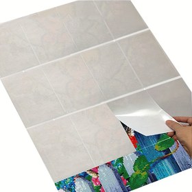 Resim Yapay Elmas Boyama Toz Geçirmez Sticker Koruyucu Film Elmas Nakışı Yeni Küçük Boyutlu Anti-kirli ve Anti-yapışkan Kağıt El Yapımı Çapraz Dikiş Sticker Elmas Aracı 