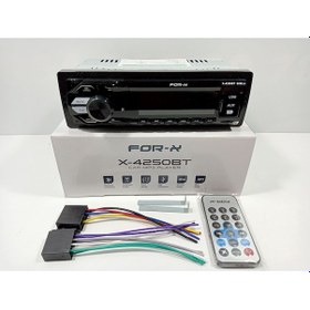 Resim CPR Forx x4250bt 7 renk değişen Bluetooth 4x60watt uyumlu oto teyp 