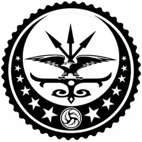 Resim Kafkas Sembolleri Tasarım 12.model Sticker 30 X 30 Cm 