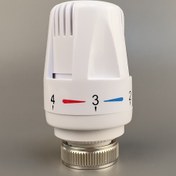 Resim 1 Adet Akıllı Termostatik Radyatör Valfi Değişim Başlığı - M30*1.5, Beyaz ABS + Bronz, Ev ve Ofis Isıtma Sistemleri için 6°C-28°C Sıcaklık Kontrolü, Kolay Kurulum, Dayanıklı ve Hassas Oda Sıcaklık Algılama 