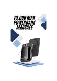 Resim Magsafe Powerbank 10.000 Mah 22.5 Watt Hızlı Şarj Göstergeli Kablosuz Taşınabilir Şarj renkli 