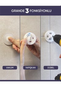 Resim Okyanus Home Grande Kuru Sabunluk 3 Fonksiyonlu - Ister Vakumla. Çok Renkli 