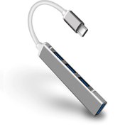 Resim C-809 Macbook Uyumlu Type-C to 4 USB 3.0 Çevirici Daytona