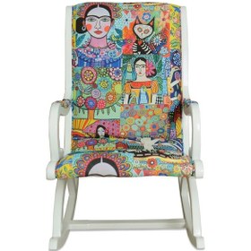 Resim Asedia Rustik Lake Frida Sallanan Sandalye Dinlenme Koltuğu 