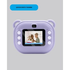 Resim Fantastik Store Termal Baskı Özellikli Mini Kamera Mor - Lisinya 