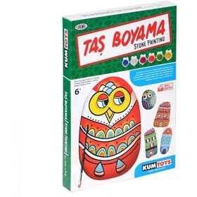 Resim 5307 Kumtoys Taş Boyama-Stone Painting / + 6 Yaş 