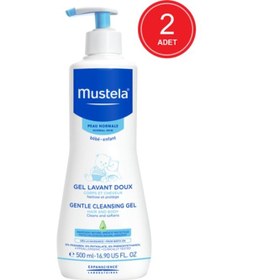 Resim Mustela Gentle Cleansing Gel Yenidoğan Bebek Şampuanı 2 x 500 ML 