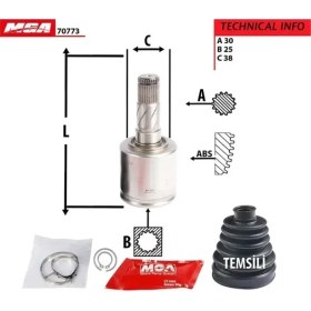 Resim MGA 70773 Sol Ic Aks Kafasi 495923E000 