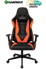 Resim Genel Markalar Bonzy Profesyonel Gaming Oyuncu Koltuğu Siyah / Turuncu 120kg Nefes Alabilir Pvc Deri 