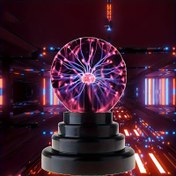 Resim 1 adet 5 inç RGB Plazma Topu Işığı, Dokunmatik Kontrollü Etkileşimli Şimşek Küresi, Çok Renkli Ortam Aydınlatması, USB Güçlü, Cam Abajur, Su Geçirmez Değil, Buton Kontrollü, Bilim ve Sanat Dekoru, Partiler, El Sanatları ve Hediyeler için İdeal 
