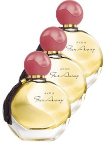 Resim Avon For Away Kadın Parfüm Edp 50 Ml 3'lü Set 
