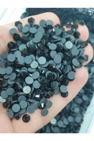 Resim CRYSTALSHOP Dmc Hotfix Ütü Ile Yapışan Taş Ss20 Siyah (1440 ADET ~ 100 GRAM) 