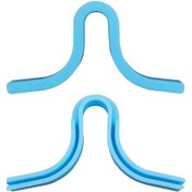 Resim Suntek Yumuşak 2 Adet Anti Sis Silikon Burun Köprüsü Mavi 