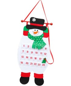 Resim Homyl Yılbaşı Advent Takvimi Yeni Yıl İçin Dekorasyonu Ev 34cmx70cm 