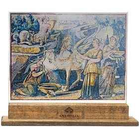 Resim Pegasus Mozaiği Dekoratif Cam Obje 