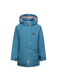 Resim Trespass Trespass Roselettie Rain Jacket Kız Çocuk Mavi Yağmurluk Ltl Turkuaz 
