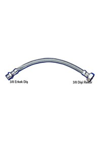 Resim 40 Cm 3/8 3/8 Nipelli Flex Bağlantı Hortumu 