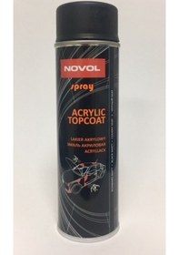 Resim Novol Sprey Akrilik Sonkat 500Ml Mat Siyah 1 Adet Fiyatı 