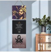 Resim Ahşap Katlanabilir 3lü Tablo - Tbl0065 