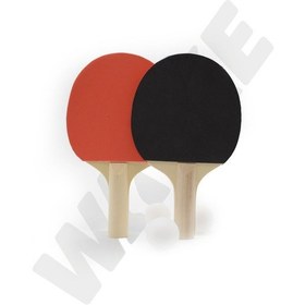 Resim Walke Masa Tenisi Seti - 2 Masa Tenisi Raketi + 3 Pinpon Topu 