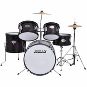 Resim Jinbao JBJ1049A-BK002 5-Parça Çocuk Davul Seti (Siyah) 