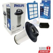 Resim Philips Uyumlu Fc 9213 Marathon Hepa Filtre Seti Kutulu 