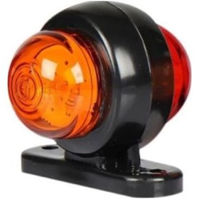 Resim Mini Takoz Lamba 2 Ledli Sarı + Kırmızı 