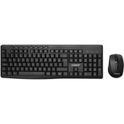 Resim Everest KM-719 Siyah Ikisi bir arada 2 in 1 Kablosuz Q Multimedia Klavye + Mouse Set 