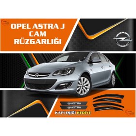 Resim Sm Motors Opel Astra K Cam Rüzgarlığı 4'lü Takım 