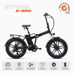 Resim Strada E-bro 20 Jant Elektrikli Bisiklet Gri 