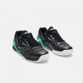 Resim Joma Tsets2601ac Set Sert Kort Erkek Tenis Ayakkabısı Siyah/yeşil 