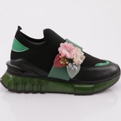 Resim Dgn 240 Kadın Çiçek Detayli Sneakers 