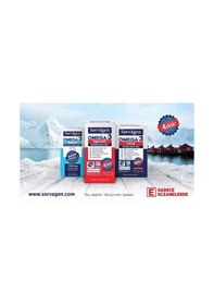 Resim Sorvagen Omega 3 Plus Saf Norveç Balık Yağı. 60 Kapsül. 1200Mg 