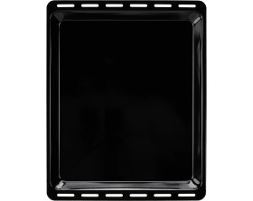 Resim Maggen Ankastre Emaye Fırın Tepsisi 46,5X37,0X2CM Bosch Siemens Beko Arçelik Vestel Profilo Uyumlu Siyah Renk 