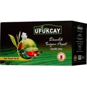 Resim Ufukçay Siyah Süzen Demlik Poşet Çay 167 x 30 G 5 KG 