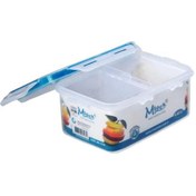 Resim Geseus Moon Star Beslenme Kabı 0,50lt Hava Sızdırmaz Iki Bölmeli Saklama Kabı-ml151b 
