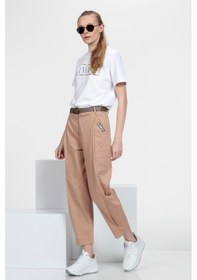 Resim Straight Pantolon Vizon 