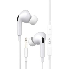 Resim Linktech H304 Stereo Mikrofonlu 3.5mm Kablolu Kulaklık Beyaz 