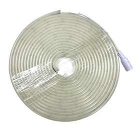 Resim M-Power 12Volt 5Metre 6x12mm Beyaz Neon Led Şerit 